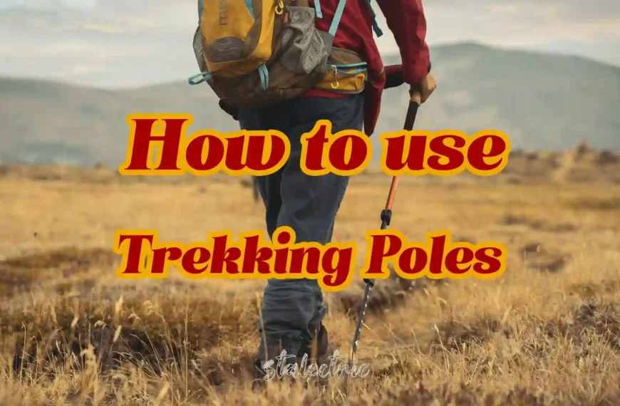 How to use trekking poles