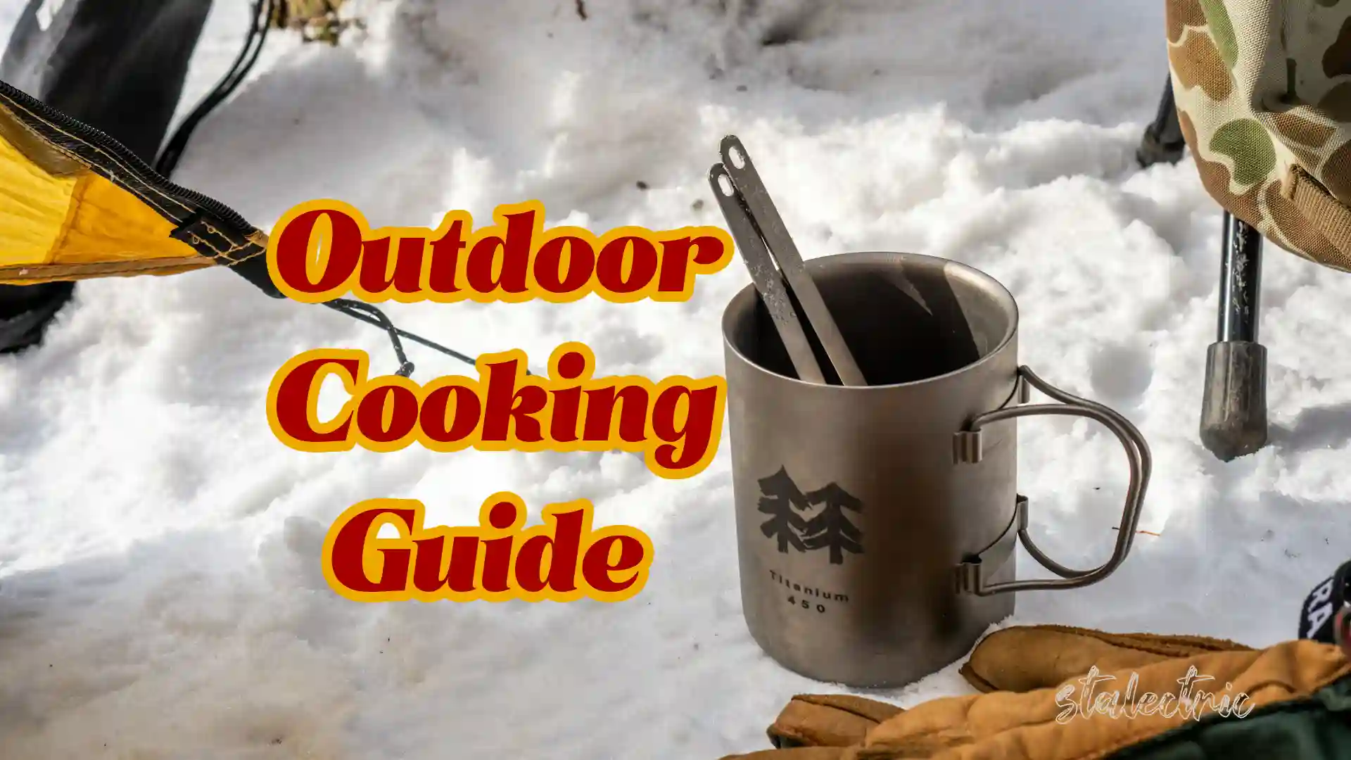Outdoor cooking guide while trekking